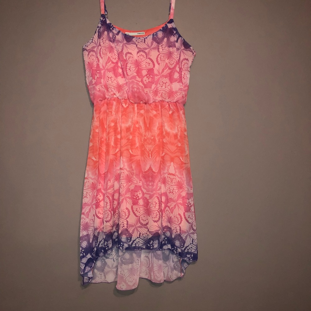 Maurice’s Butterfly Pink and Purple Dress Size M
